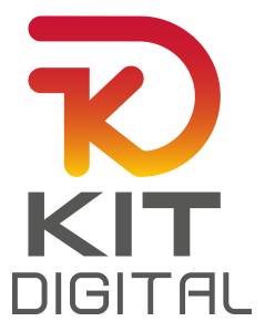 Logo vertial programa Kit Digital